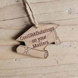 'ConGRADulations On Your Masters' Decoration and Card 'ConGRADulations On Your Masters' Decoration and Card