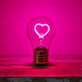 Cordless Heart Lightbulb Cordless Heart Lightbulb