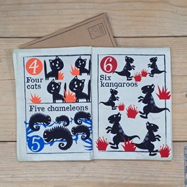 Crinkly Cloth Baby Newspaper Book - Counting Creatures Crinkly Cloth Baby Newspaper Book - Counting Creatures