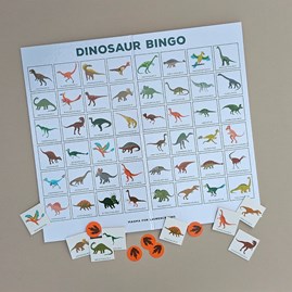 Dinosaur Bingo Dinosaur Bingo