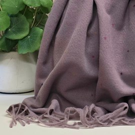 Dots Blanket Scarf in Lilac Dots Blanket Scarf in Lilac