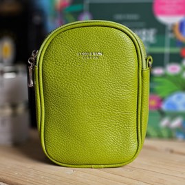 Double Zip Cross Body Bag in Light Green Double Zip Cross Body Bag in Light Green