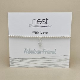 'Fabulous Friend' Beaded Charm Bracelet 'Fabulous Friend' Beaded Charm Bracelet