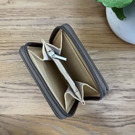 Faux Leather Textured Small Purse in Taupe Faux Leather Textured Small Purse in Taupe