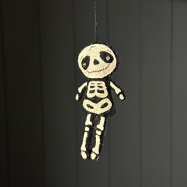 Felt Skeleton Hanging Halloween Decoration