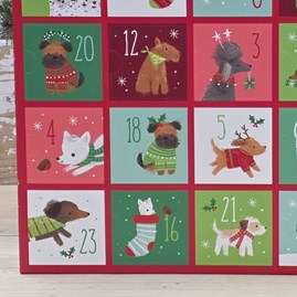 Fill Your Own Advent Calendar - Christmas Pups