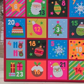 Fill Your Own Advent Calendar - Neon