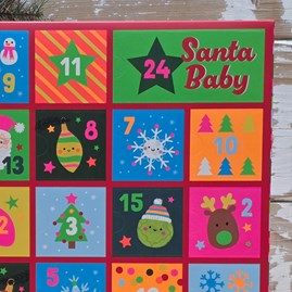 Fill Your Own Advent Calendar - Neon