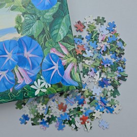 Floral and Coastal Scene 1000 Piece Jigsaw Puzzle Floral and Coastal Scene 1000 Piece Jigsaw Puzzle