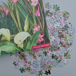 Floral Painting Scene 1000 Piece Jigsaw Puzzle