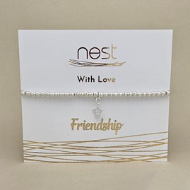 'Friendship' Beaded Charm Bracelet 'Friendship' Beaded Charm Bracelet