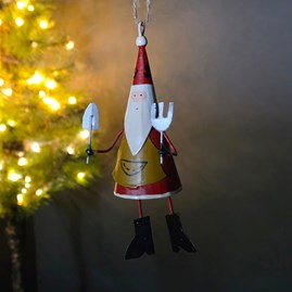 Gardening Santa Hanging Christmas Decoration