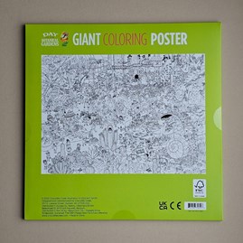 Giant Colouring Poster - Day At The Gardens Giant Colouring Poster - Day At The Gardens