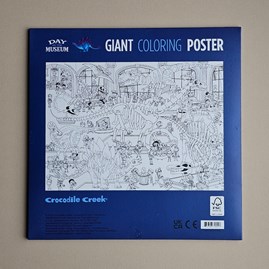 Giant Colouring Poster - Day At The Museum Giant Colouring Poster - Day At The Museum