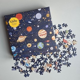 Glow: Planets 500 Piece Jigsaw Puzzle Glow: Planets 500 Piece Jigsaw Puzzle