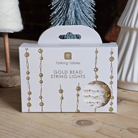 Gold Bead LED String Lights Gold Bead LED String Lights