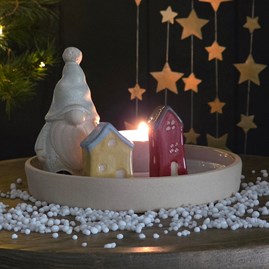 Gonk Ceramic Scene Tea Light Holder Gonk Ceramic Scene Tea Light Holder