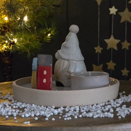 Gonk Ceramic Scene Tea Light Holder Gonk Ceramic Scene Tea Light Holder