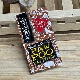 Dog Paw Poo Bag Pouch