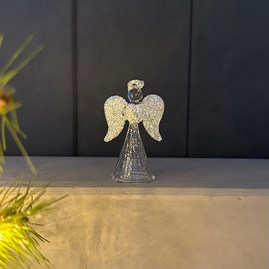 Hanging Glass Angel Christmas Tree Decoration Hanging Glass Angel Christmas Tree Decoration