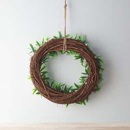 Hanging Mistletoe Wreath Christmas Decoration