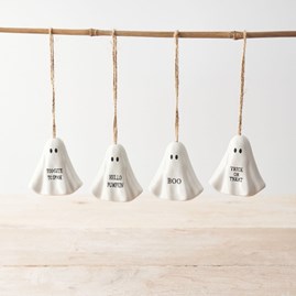 Hanging 'Too Cute To Spook' Ghost Halloween Decoration Hanging 'Too Cute To Spook' Ghost Halloween Decoration