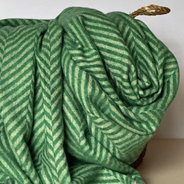 Herringbone Scarf in Green