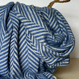 Herringbone Scarf in Royal Blue