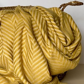 Herringbone Scarf in Yellow Herringbone Scarf in Yellow