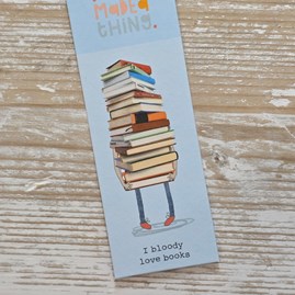 'I Bloody Love Books' Bookmark