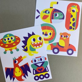 Colour In And Make Magnets And Key Ring Colour In And Make Magnets And Key Ring