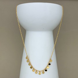 Shaker Necklace In Sterling Silver Or 18ct Gold Plated Shaker Necklace In Sterling Silver Or 18ct Gold Plated