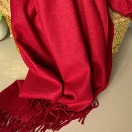 Super Soft Plain Pashmina Style Scarf in Burgundy Super Soft Plain Pashmina Style Scarf in Burgundy