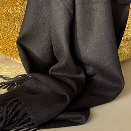 Super Soft Plain Pashmina Style Scarf in Black Super Soft Plain Pashmina Style Scarf in Black