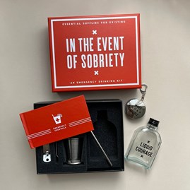 'In The Event Of Sobriety' Emergency Drinking Kit 'In The Event Of Sobriety' Emergency Drinking Kit