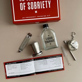 'In The Event Of Sobriety' Emergency Drinking Kit 'In The Event Of Sobriety' Emergency Drinking Kit