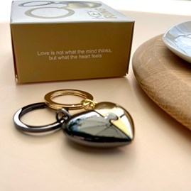 Two Piece Heart Puzzle Keyring Two Piece Heart Puzzle Keyring