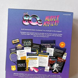 An 80's Murder Mystery Game An 80's Murder Mystery Game