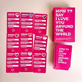 100 How To Say I Love You Around The World Cards