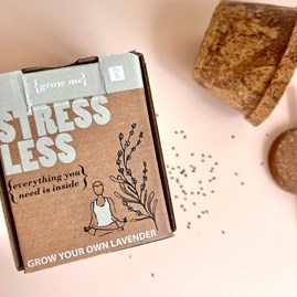 Grow Me Stress Less Lavender Gift Box Grow Me Stress Less Lavender Gift Box
