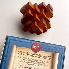 Kepler's Planetary Wooden Puzzle