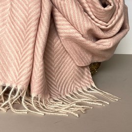 Herringbone Scarf in Pink Herringbone Scarf in Pink