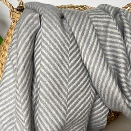 Herringbone Scarf in Grey Herringbone Scarf in Grey