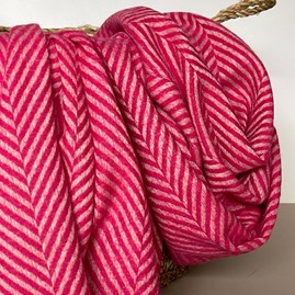 Herringbone Scarf in Hot Pink Herringbone Scarf in Hot Pink