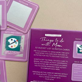 Things To Do With Mum Bucket List Scratch Cards Things To Do With Mum Bucket List Scratch Cards