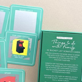 Things To Do With Family Bucket List Scratch Cards Things To Do With Family Bucket List Scratch Cards