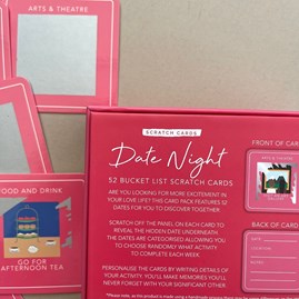 Date Night Bucket List Scratch Cards Date Night Bucket List Scratch Cards