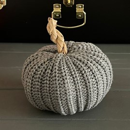 Grey Wool Pumpkin Grey Wool Pumpkin