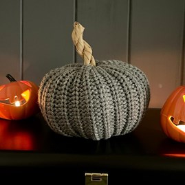 Grey Wool Pumpkin Grey Wool Pumpkin