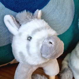 100% Recycled Zebra Ring Rattle 100% Recycled Zebra Ring Rattle